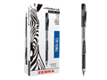 Bolígrafo De Tinta Gel Negro Punta Acero Inoxidable De 0.7 mm Zebra 12 Unid
