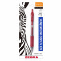Bolígrafo Sarasa De Gel Rojo Con Grip Ergonómico Secado Rápido 0.7mm Zebra
