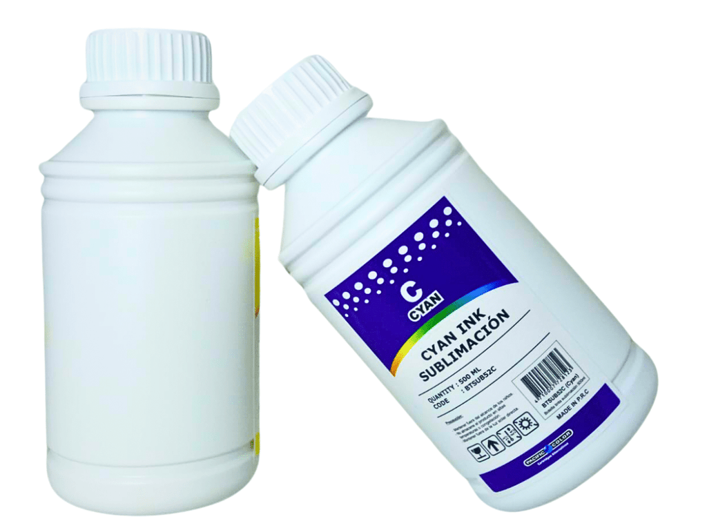 Pack 4 Tintas Para Sublimación Premium 500ml (4 Colores)