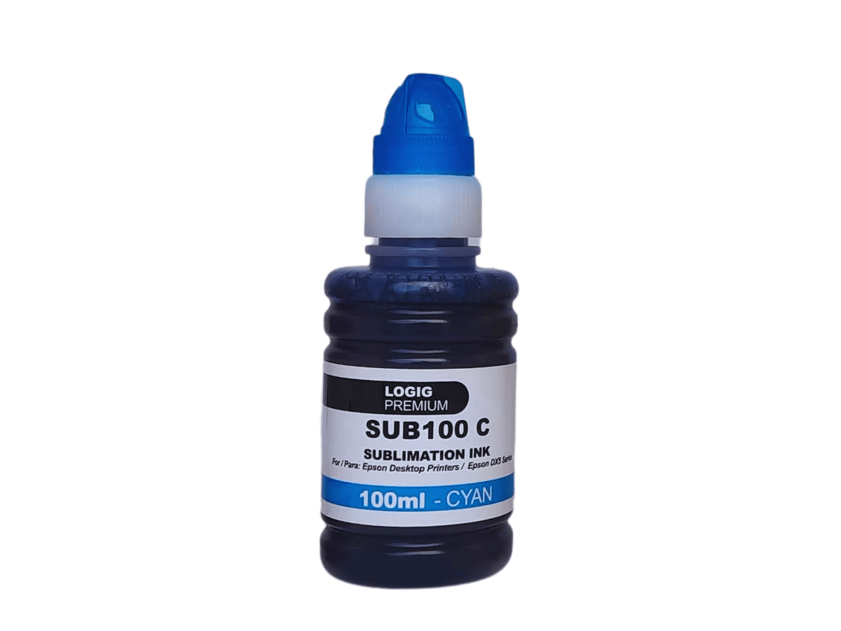 Tintas de Sublimación Premium 100ml Para Estampar Sub-100 Logic