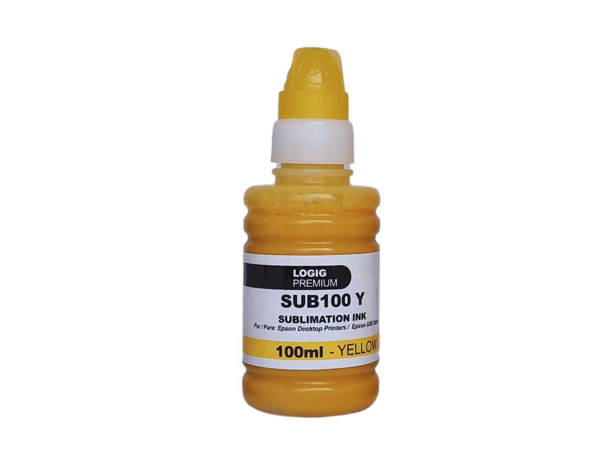 Pack 4 Tintas de Sublimación Premium 100ml Para Estampar Sub-100 Logic