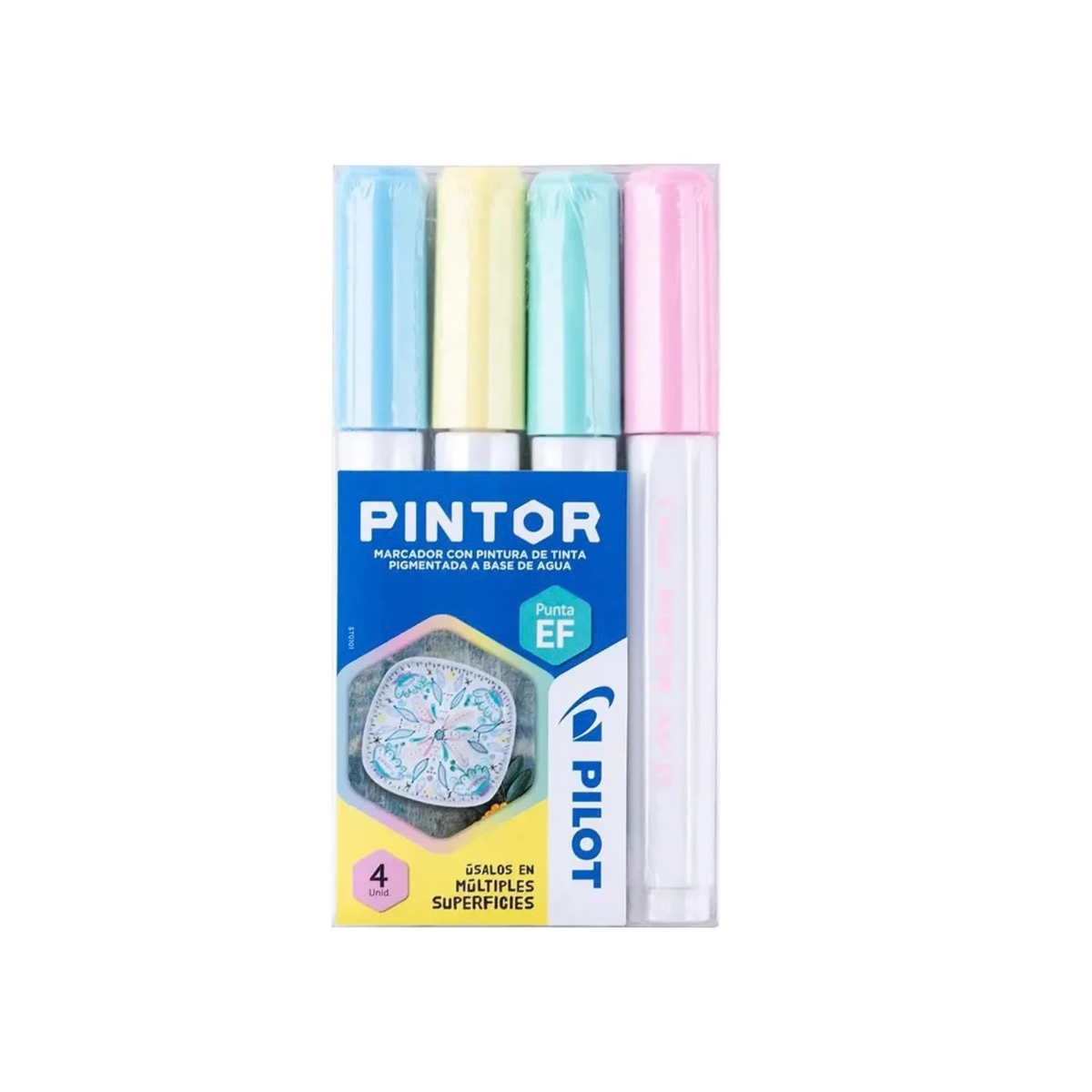Marcador Pintor Pilot Pastel Punta Extra Fina