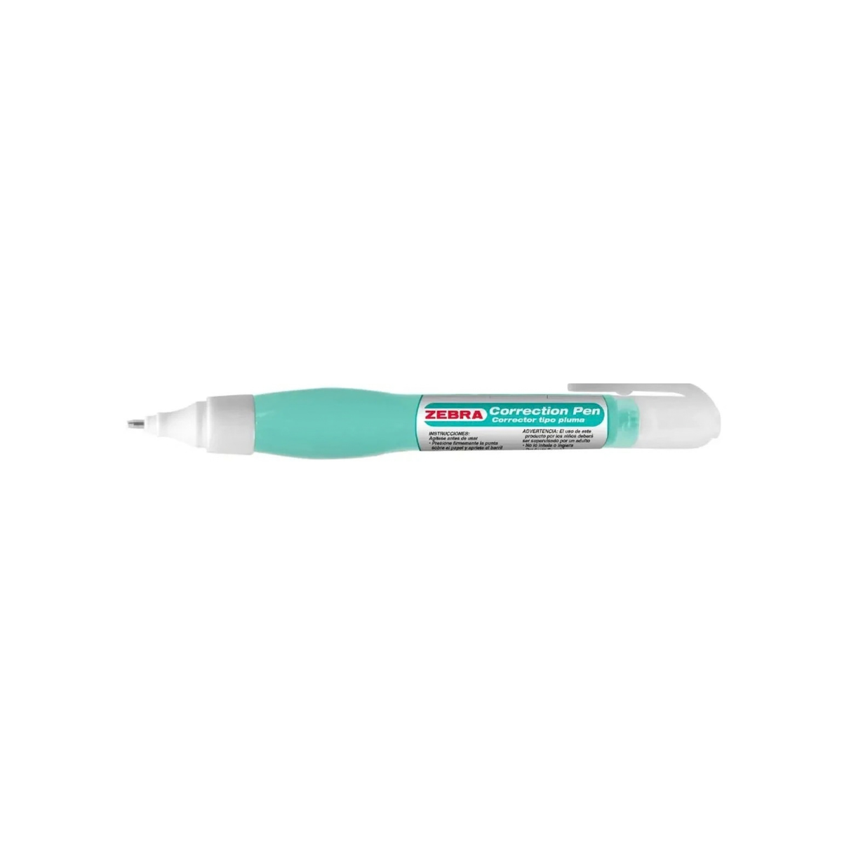 Corrector Líquido Zebra 7ml Tipo Pluma Secado Rápido