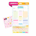 Planificador Diario Adetec, Washing Tape Y Stickers - 431