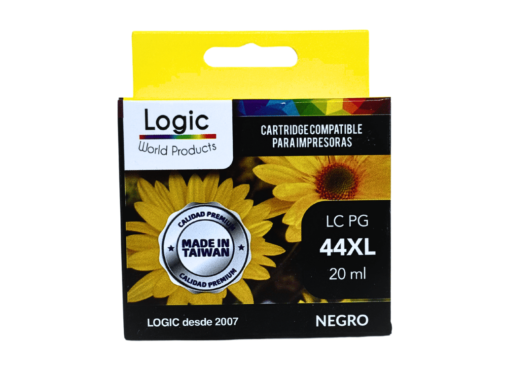 Cartucho 44 XL Alternativo Color Negro 20ml Logic