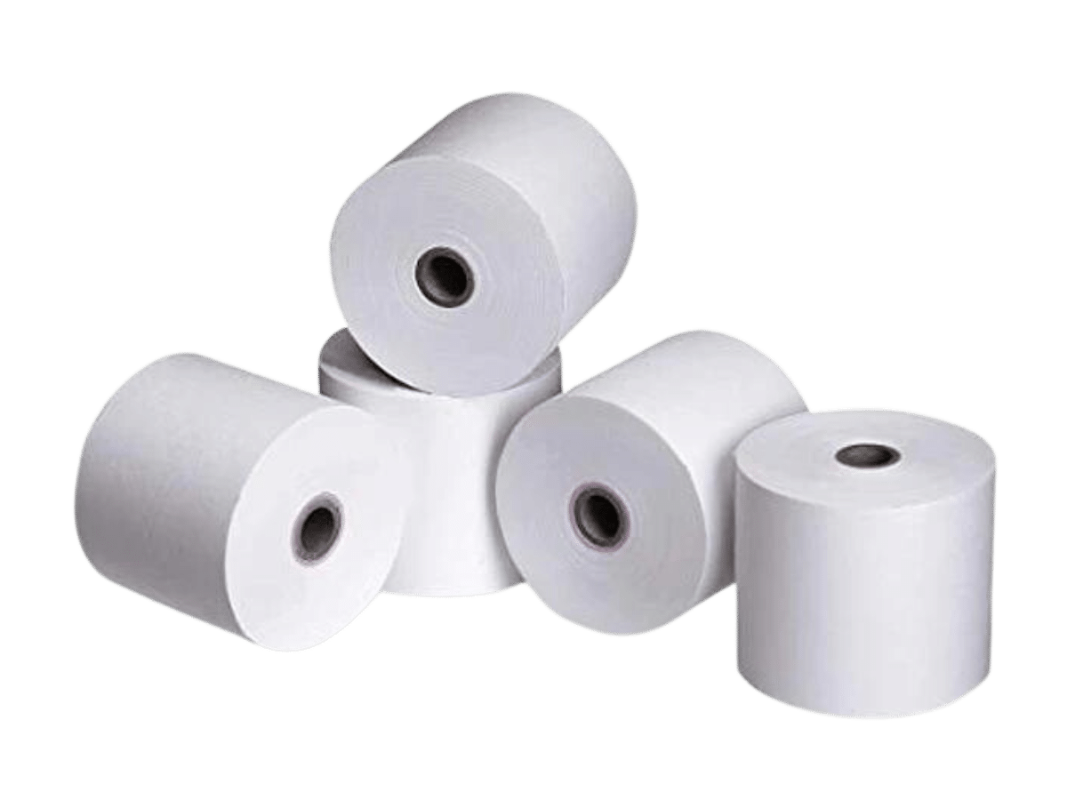 Rollos Térmicos 80x80 mm Papel Térmico De 65 Grs x 5 Unidades