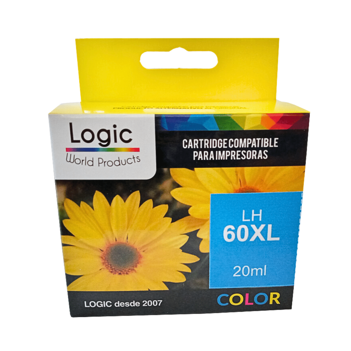 Cartucho de Tinta H-60 XL Colores 20 ml Logic