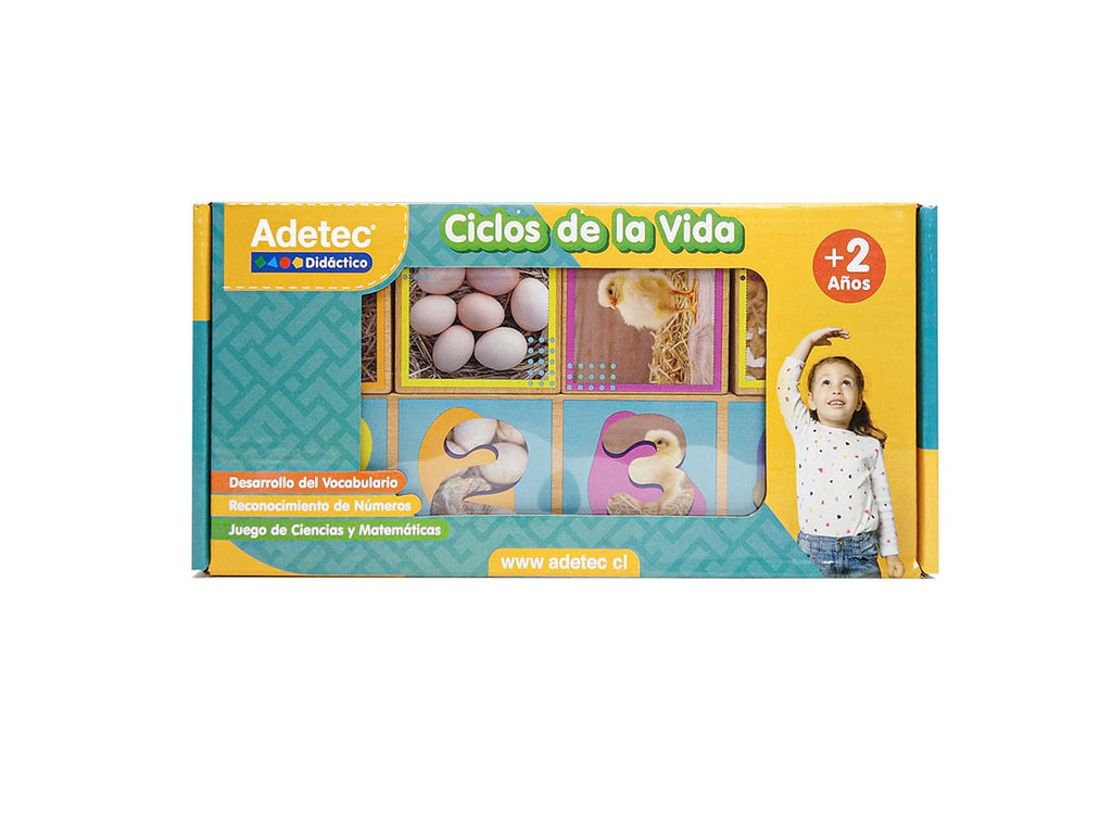 Secuencias De Los Ciclos De Vida 20 Pza Juego Didáctico De Madera