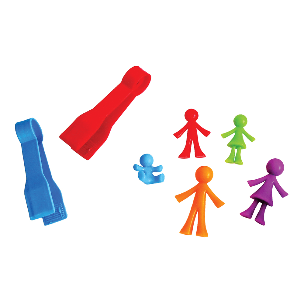 Personas Clasificables Con Pinzas 47 Pza Didácticas Adetec - 607