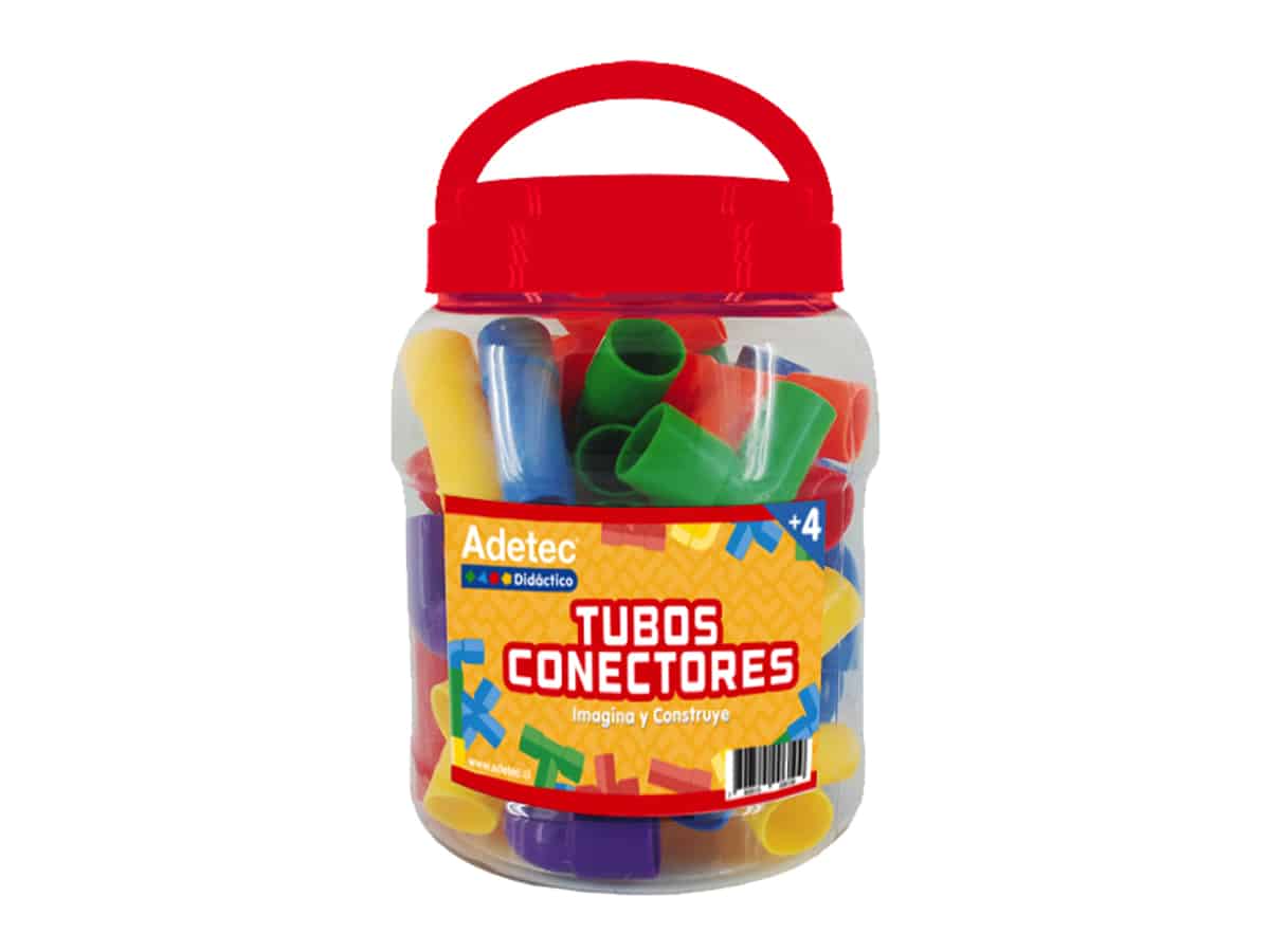 Juego Didáctico De Tubos Conectables 40 Piezas Adetec - 610