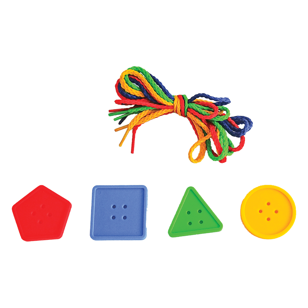 Botones Geométricos Para Hilar 100 Piezas de Figuras Adetec - 615