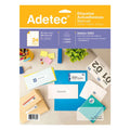 600 Etiquetas Adhesivas Inkjet/láser 70x35 mm 25 Hojas Adetec - 6305