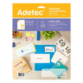 350 Etiquetas Adhesivas Inkjet/láser 101x34 mm 25 Hojas - 6308 Adetec