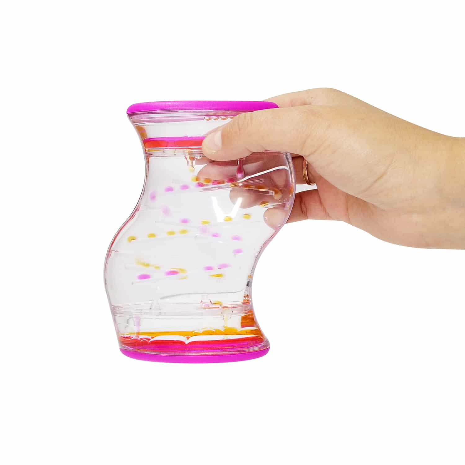 Reloj Sensorial Relajante Y Pedagógico de Aceite Y Agua No Tóxico 1 Pieza - 651