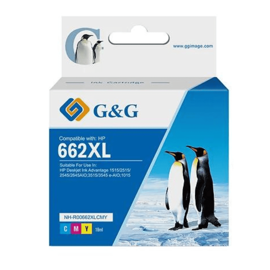 Cartucho Alternativo H-662 XL Color G&amp;G De 18ml