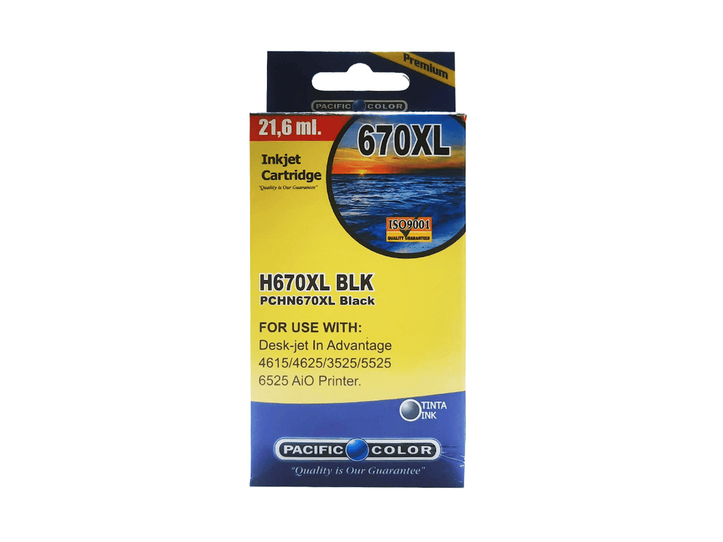 Cartucho Alternativo 670 XL Negro 21.6 ml
