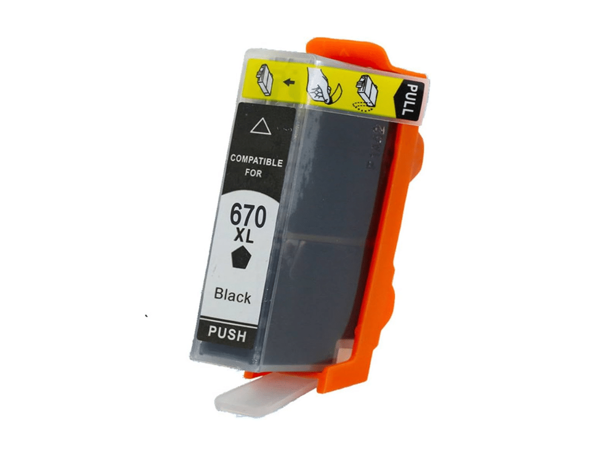 Cartucho Alternativo 670 XL Negro 21.6 ml