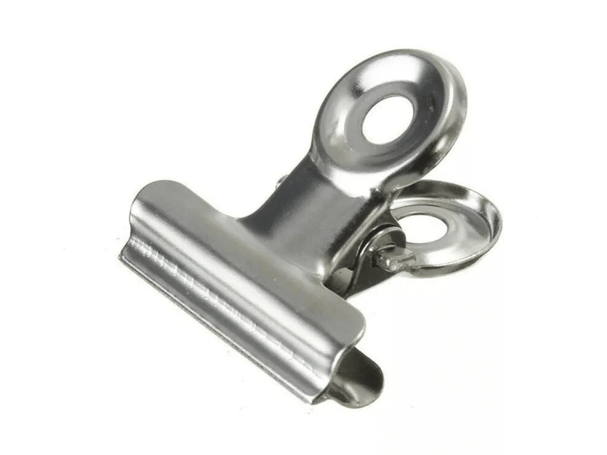Pinzas Aprieta Papel Binder Clip De Acero Cromado 6.3cm