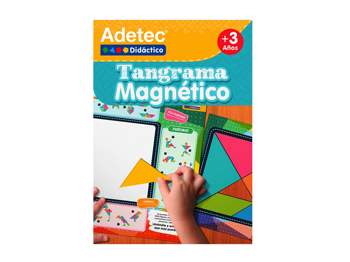 Lámina Magnética De Tangrama Juega Y Aprende Adetec