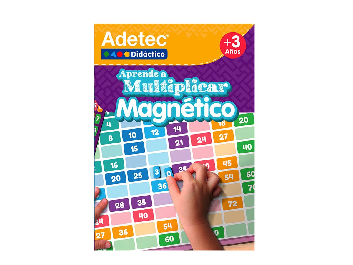 Lámina Magnética Aprende A Multiplicar Juega Y Aprende Adetec
