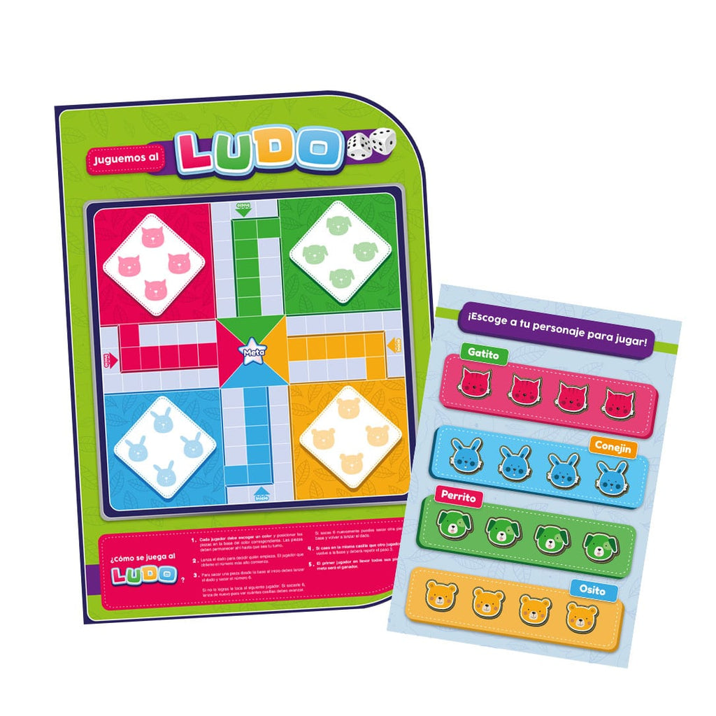 Lámina Magnética De Ludo Con Dados Adetec - 729
