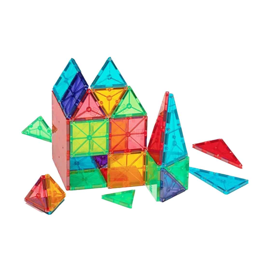 Bloques Magnéticos De Construcción Didácticos 40 Piezas Adetec – 732