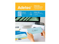 25 Etiquetas Adhesivas Transparentes Inkjet/láser 216x279 mm 25 Hojas Adetec - 7463
