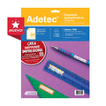 Etiquetas Inkjet/Láser Para Cuadernos y Útiles Escolares 44x13mm - 7502