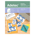 Papel Especial De Tarjetas Para Credenciales 95x135mm x 10 Hojas Adetec 7611