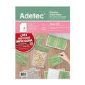 Kit Para Envasar Productos Con Papel Inkjet/láser 88x126 mm Carta 10 Hojas - 7621 Adetec