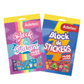 Block De Stickers Niño y Niña Adetec +400 Stickers - 820 - Niño