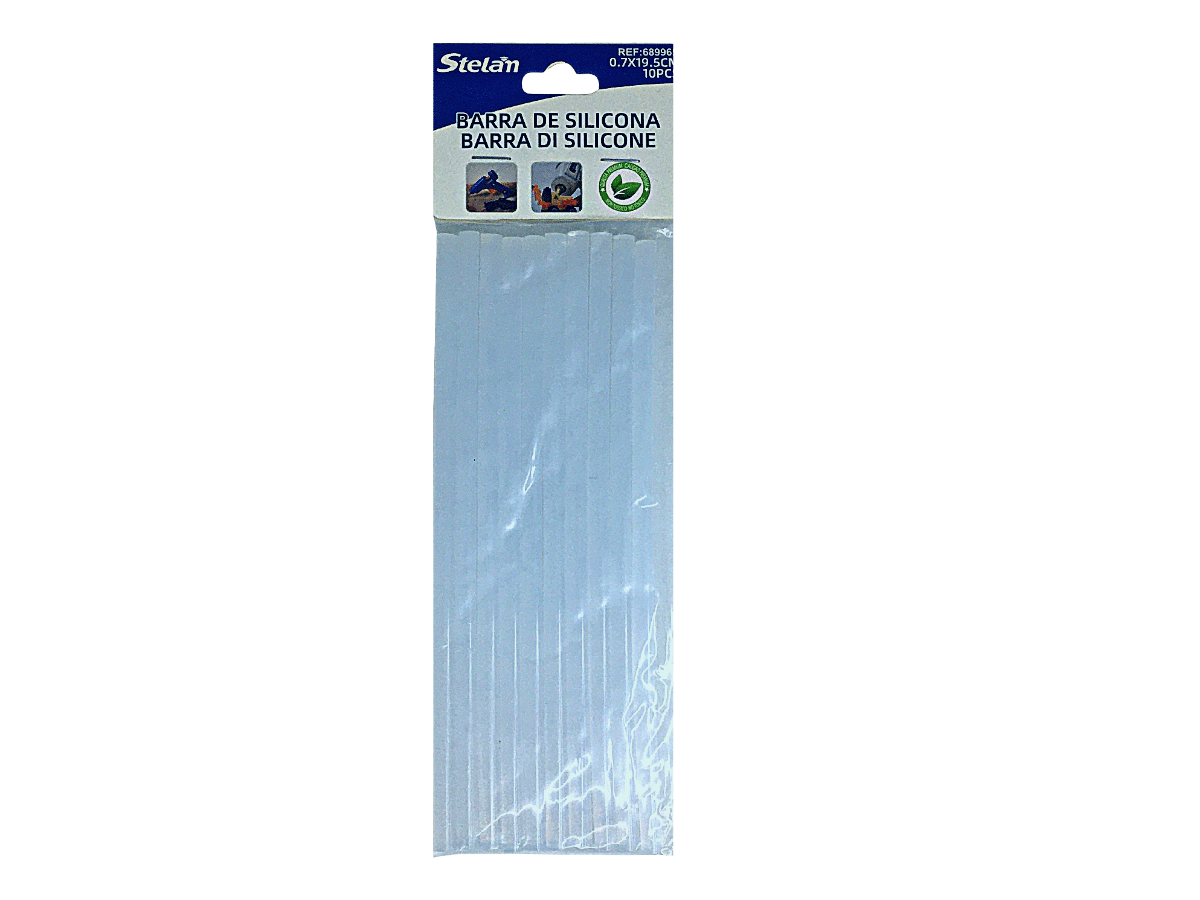 Pack De 10 Barras De Silicona 0.7cm x 19.5cm