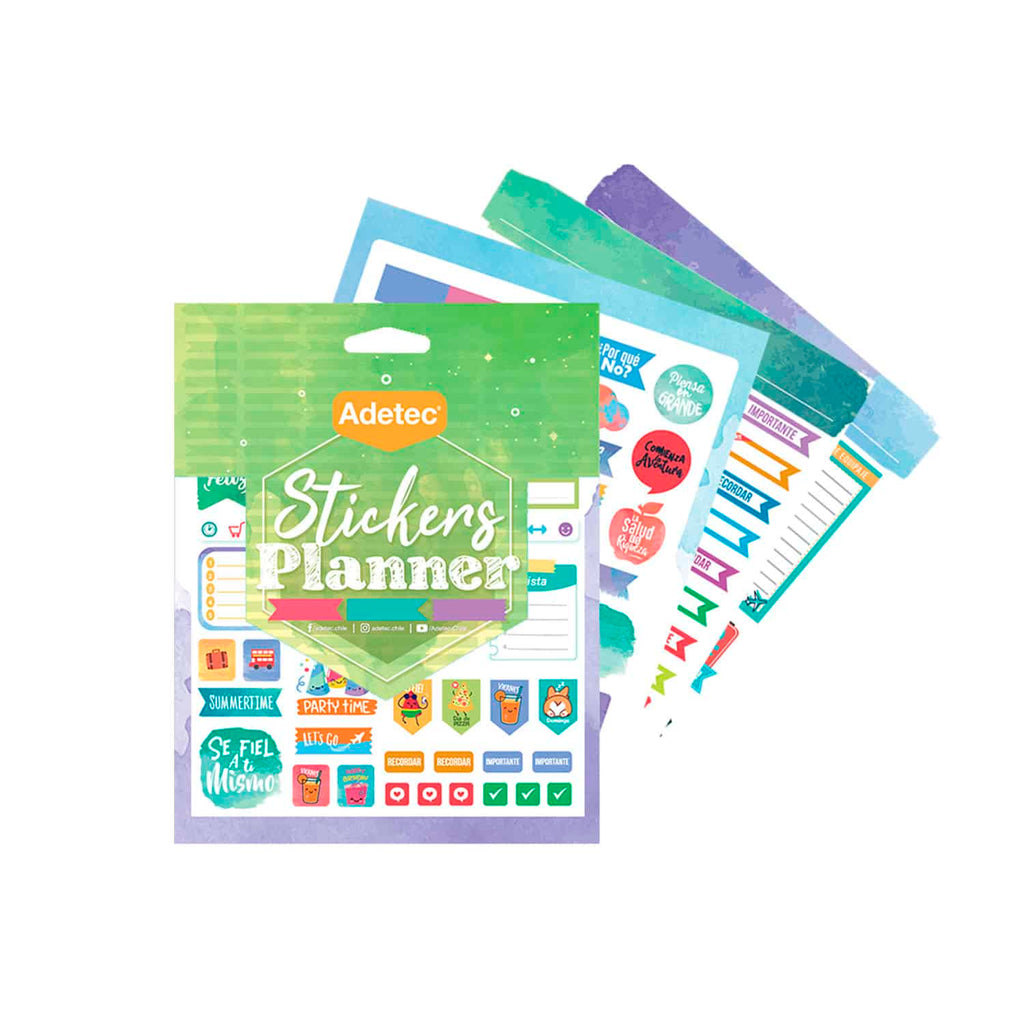 Blocks De Stickers Planner Y Travelblock Adhesivo Adetec 841