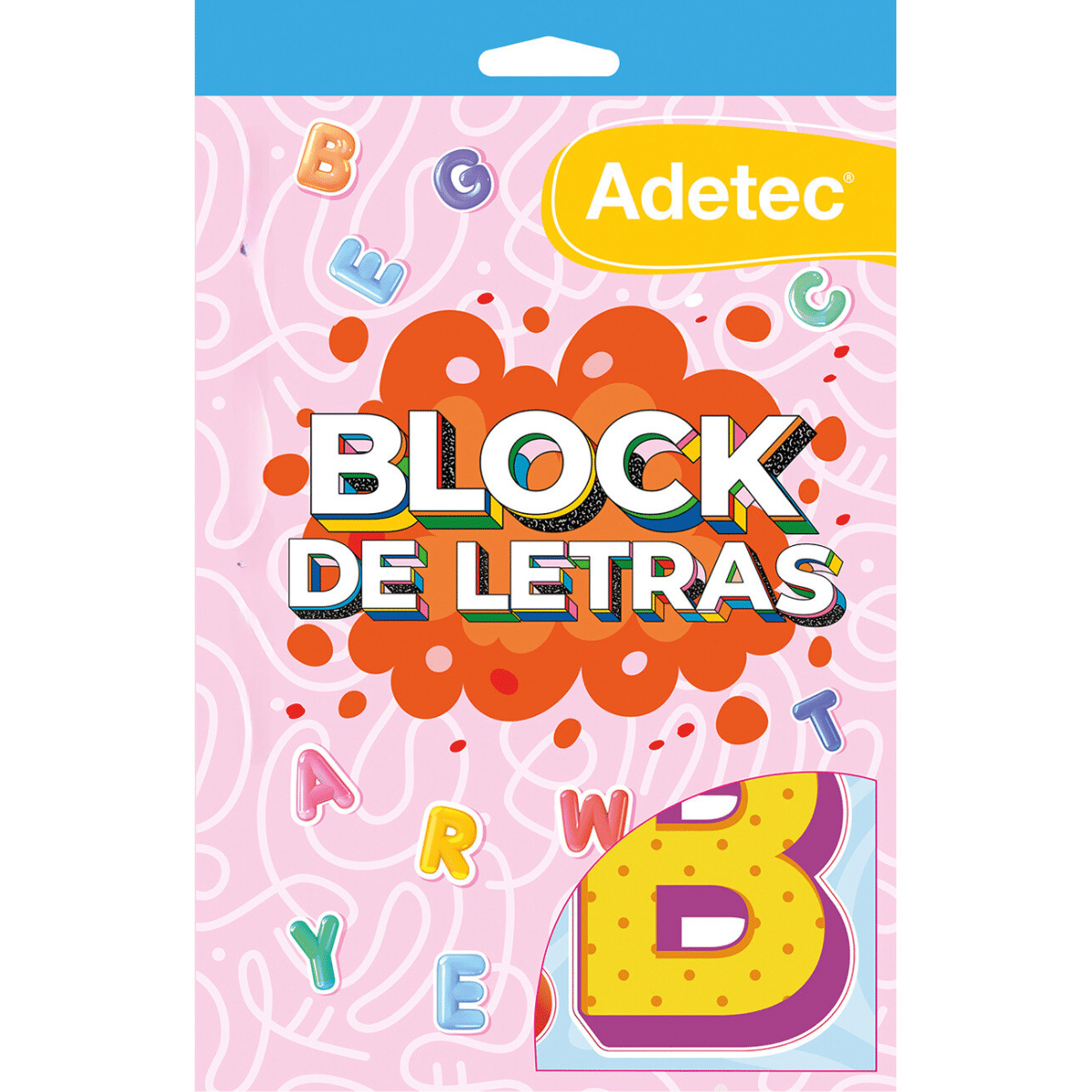 Block Stickers De Letras + Símbolos,+250 Stickers Escolares Adetec