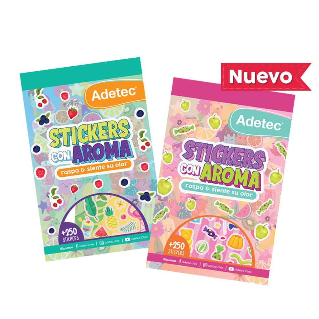 Block Stickers Con Aromas +250 Stickers Adetec - 850