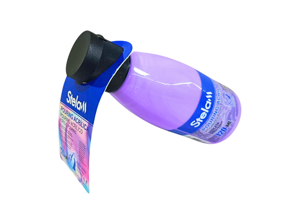 Pintura Acrílica Color Violeta De 120 ml