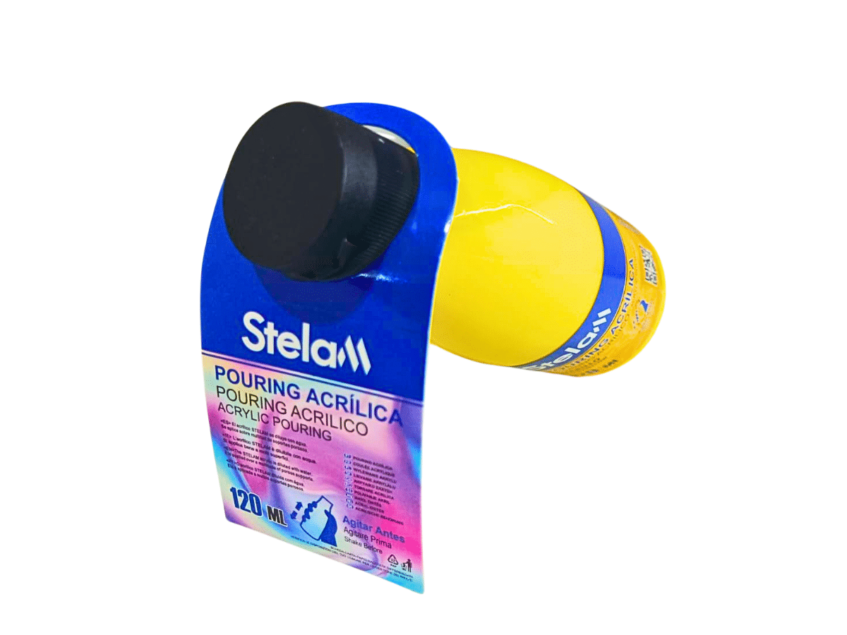 Pintura Acrílica Color Amarillo De 120 ml