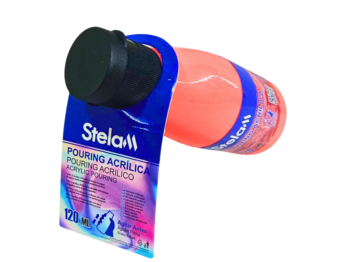 Pintura Acrílica Color Coral de 120 ml