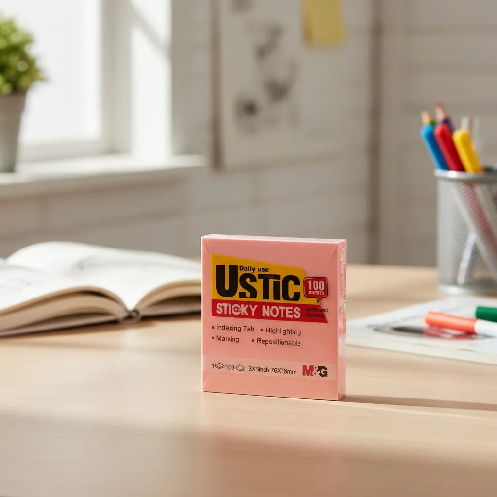 Notas Adhesivas M&G 76x76mm: El Pack de 100 Hojas para tu Escritorio