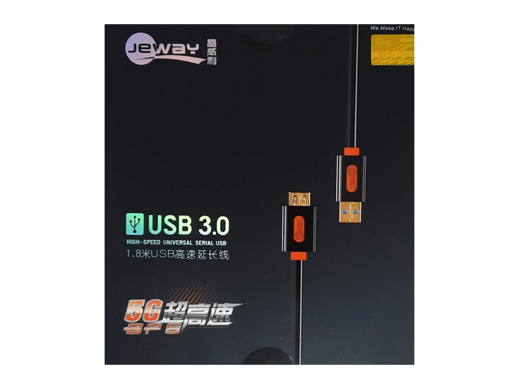 Cable Usb 3.0 Extensión M-h 1.8 Metros Hasta 5gbps Calidad