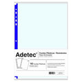 Funda Archivador Resistente Carta Borde Azul 10 Und - 9062