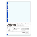 Funda Resistente Para Archivador Oficio Azul 10 Und Adetec - 9072