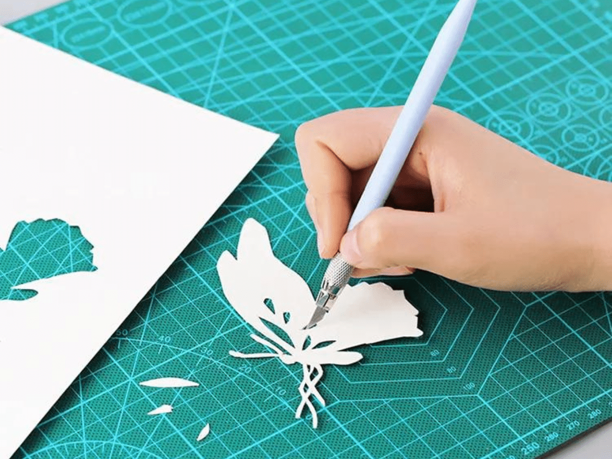 Base de Corte A3 Azul - Medida 45 x 30 cm para Manualidades