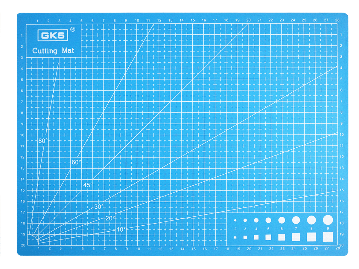 Base de Corte A3 Azul - Medida 45 x 30 cm para Manualidades