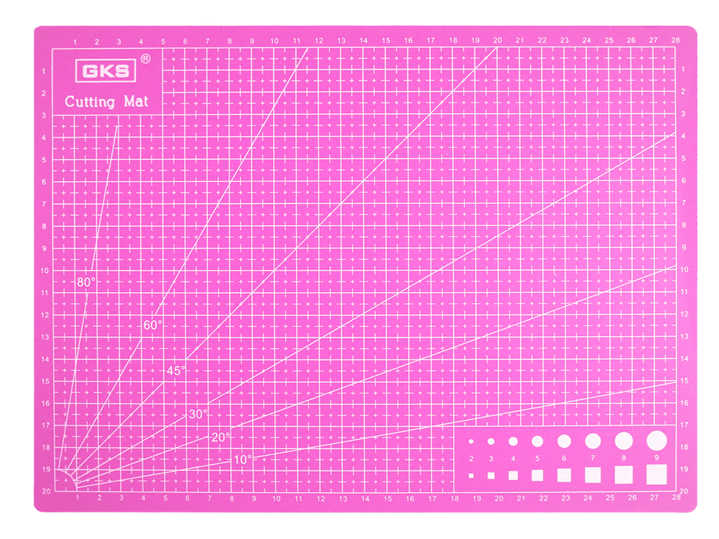 Base de Corte A3 Rosada - Medida 45 x 30 cm para Manualidades