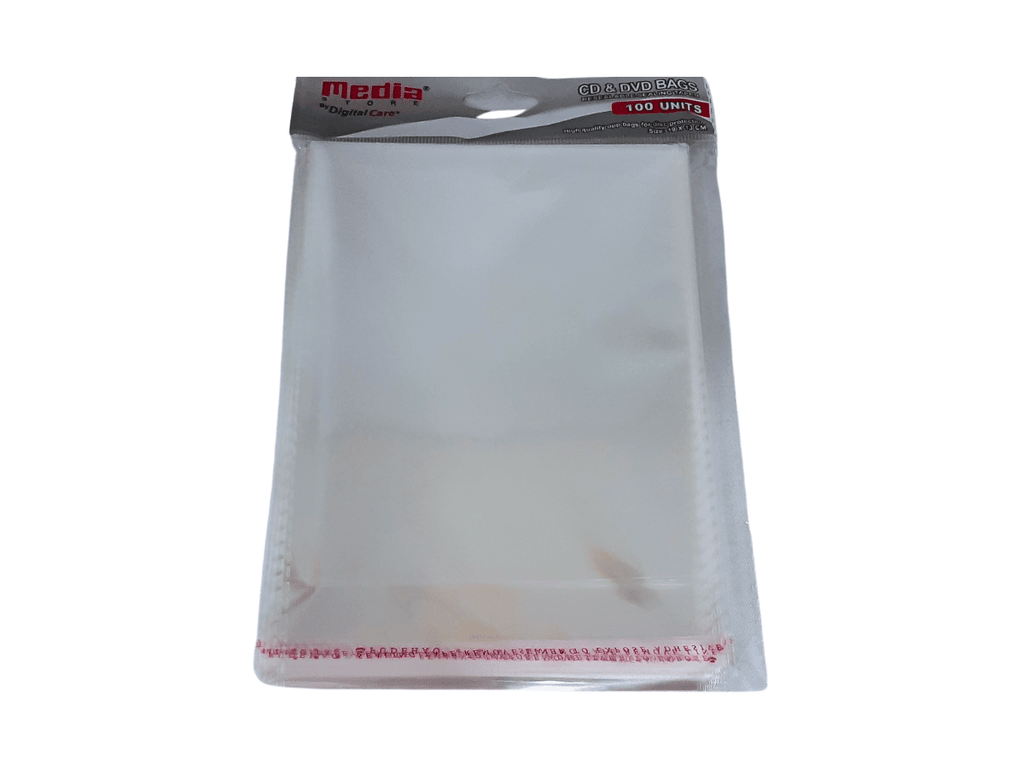 Pack 100 Bolsas Celofan Para CD DVD Blu Ray Marca Smedia