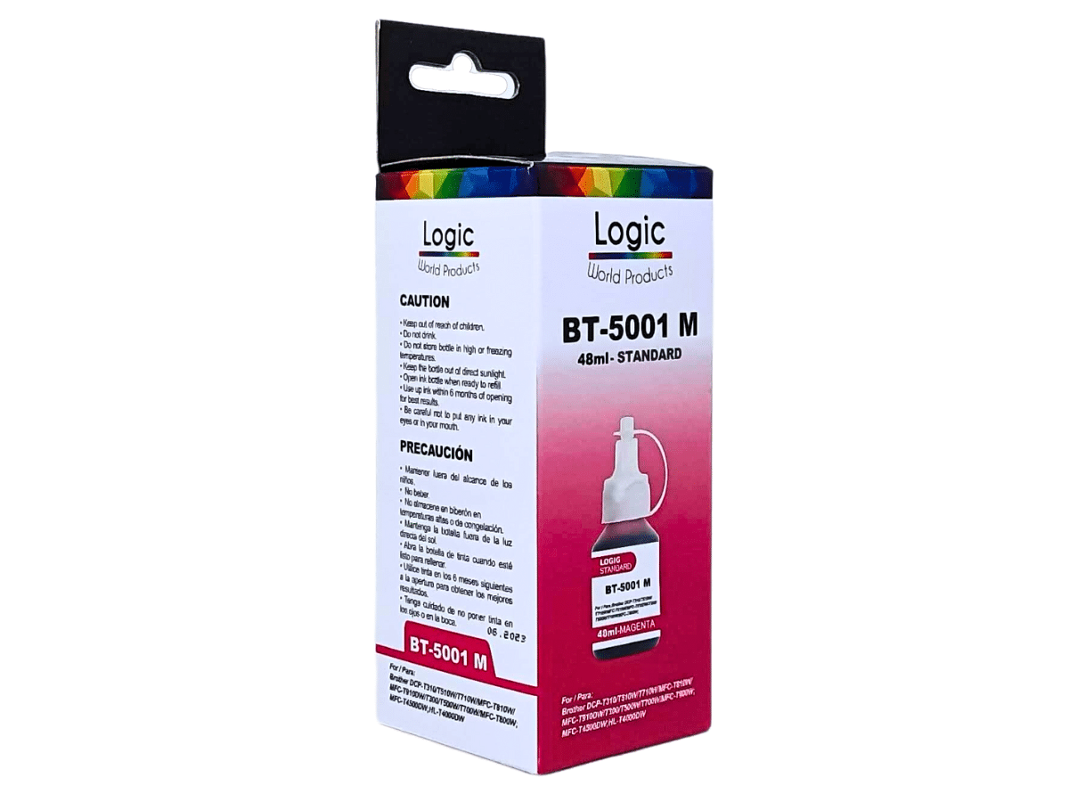 Tinta Para Brother BT5001 Colores De 48 ml Logic