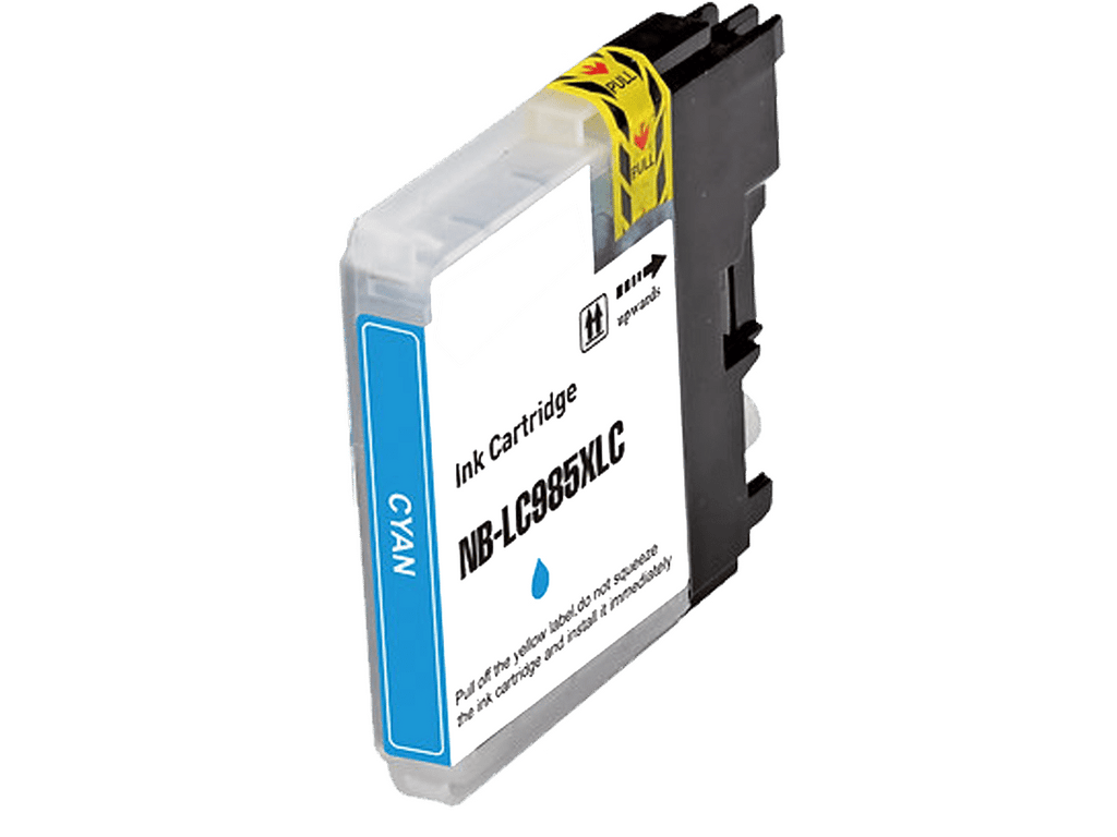 Pack 4 Cartuchos de Tinta Alternativa para Brother LC985, LC60 y LC975