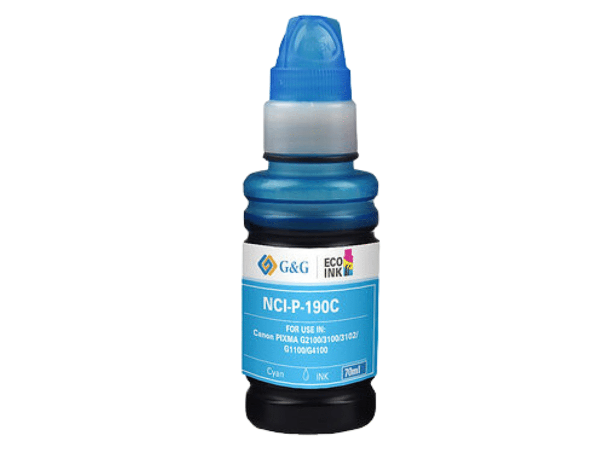 Tintas Refill Ink Para Canon GI-190 G&amp;G 790-890-990 70 ml