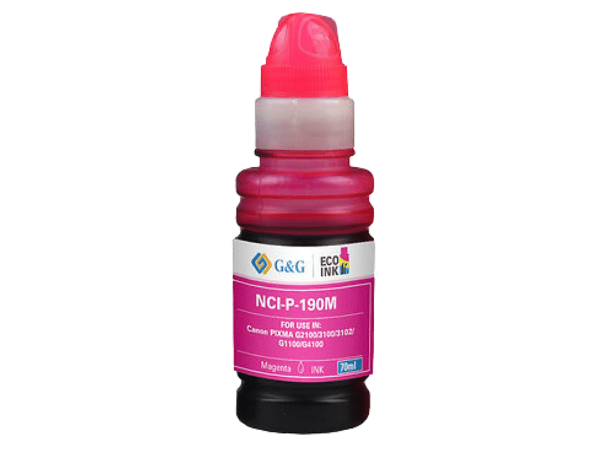 Tintas Refill Ink Para Canon GI-190 G&amp;G 790-890-990 70 ml